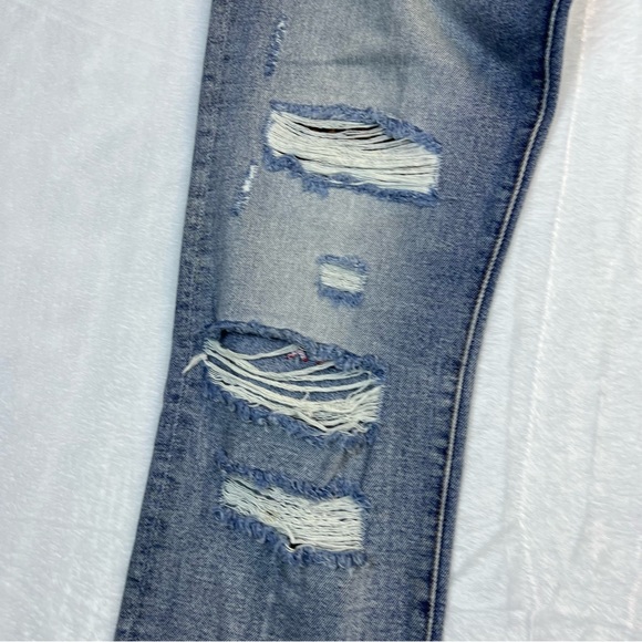 Cult of Individuality Rocked Slim Patches Jeans 38x33 - Picture 8 of 13